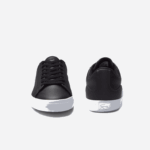 Lacoste tênis de couro lerond homens preto 024 88BL1716 - Image 5