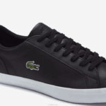 Lacoste tênis de couro lerond homens preto 024 88BL1716 - Image 6