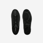 Lacoste tênis de couro polido powercourt homens preto 02h 88BL1846 - Image 4