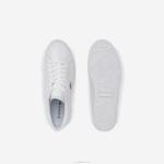 Lacoste tênis de couro powercourt homens branco 21g 88BL1703 - Image 4