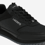 Lacoste tênis de luxo têxtil parceiro homens preto 02h 88BL1706 - Image 6