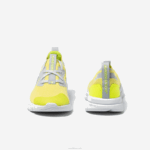 Lacoste tênis de tecido de malha run spin crianças ylw/lt gry 382 88BL3068 - Image 3