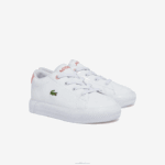 Lacoste tênis gripshot bebês branco e rosa claro 1a9 88BL2970 - Image 2