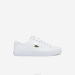 Lacoste tênis gripshot de couro e sintético homens branco 21g 88BL1750