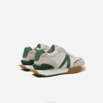 Lacoste tênis l-spin luxo em couro homens branco/verde 082 88BL1738 - Image 3