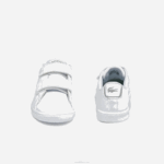 Lacoste tênis sintético carnaby evo bl bebês branco 21g 88BL2940 - Image 4