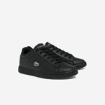 Lacoste tênis sintético carnaby evo bl crianças preto 02h 88BL3227 - Image 2