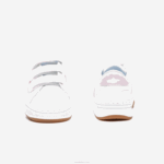 Lacoste tênis sintético l001 bebês branco e rosa b53 88BL2977 - Image 4