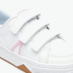 Lacoste tênis sintético l001 bebês branco e rosa b53 88BL2977 - Image 5