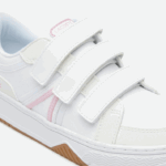 Lacoste tênis sintético l001 crianças branco e rosa b53 88BL3258 - Image 4