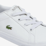Lacoste tênis sintético lerond bebês branco 21g 88BL2941 - Image 6