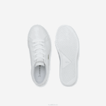 Lacoste tênis sintético lerond crianças branco 21g 88BL3116 - Image 4