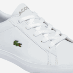 Lacoste tênis sintético lerond crianças branco 21g 88BL3116 - Image 6