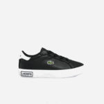 Lacoste tênis sintético powercourt bebês preto e branco 312 88BL2937