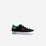 Lacoste tênis sintético powercourt bebês preto e verde 1b4 88BL2978