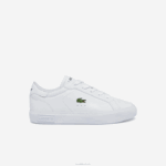 Lacoste tênis sintético powercourt crianças branco 21g 88BL3067