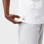 Lacoste top de algodão pacote com 3 homens branco 001 88BL1360 - Image 2