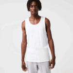 Lacoste top de algodão pacote com 3 homens branco 001 88BL1360