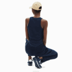 Lacoste top sem mangas mulheres azul marinho 166 88BL2588 - Image 3