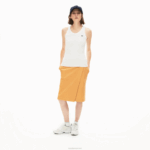Lacoste top sem mangas mulheres branco 001 88BL2587 - Image 5