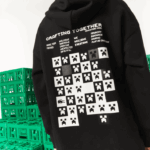 Lacoste vestido com capuz de lã orgânica live x minecraft mulheres preto 031 88BL2522 - Image 4