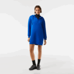 Lacoste vestido piquê de algodão solto mulheres azul k1q 88BL2473