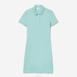 Lacoste vestido polo piquê de algodão elástico mulheres perfeito lgf 88BL2368 - Image 3