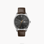 Lacoste viena relógio de 3 ponteiros homens marrom 000 88BL2213