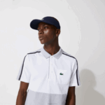 Lacoste viseira de tênis de pique esportivo e lã homens azul marinho 166 88BL2248