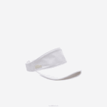 Lacoste viseira piquê de algodão mulheres branco 70v 88BL2896