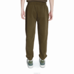 lacoste x a.p.c. calça de lã de algodão homens verde caqui wtw 88BL1196 - Image 2